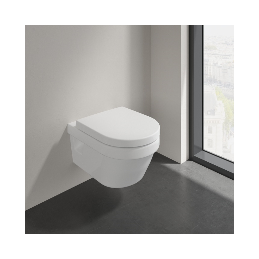 Villeroy & Boch 98M9C101 - Záchodové prkénko SoftClose ARCHITECTURA bílá
