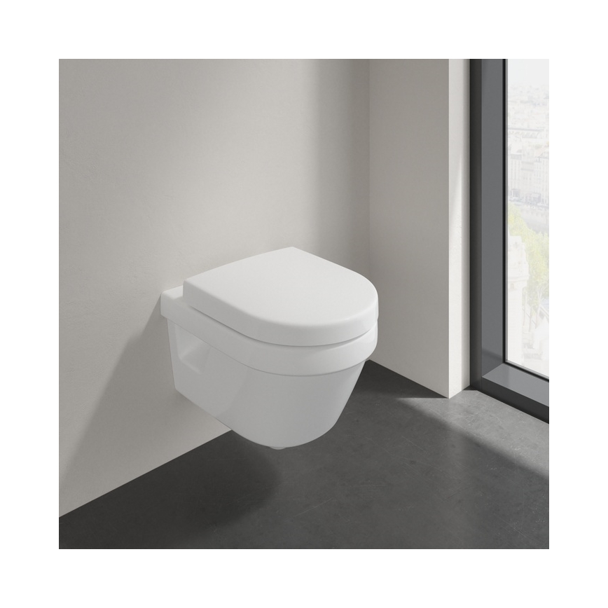 Villeroy & Boch 9M66S201 - Záchodové prkénko SoftClose ARCHITECTURA bílá