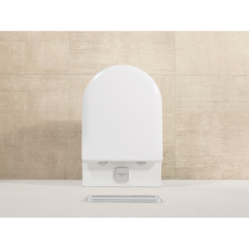 Villeroy & Boch 9M78S101 - Záchodové prkénko SoftClose SUBWAY 2.0 bílá