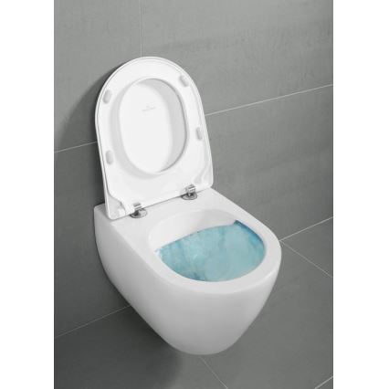 Villeroy & Boch 9M78S101 - Záchodové prkénko SoftClose SUBWAY 2.0 bílá