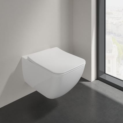 Villeroy & Boch 9M79S101 - Záchodové prkénko SoftClose VENTICELLO bílá