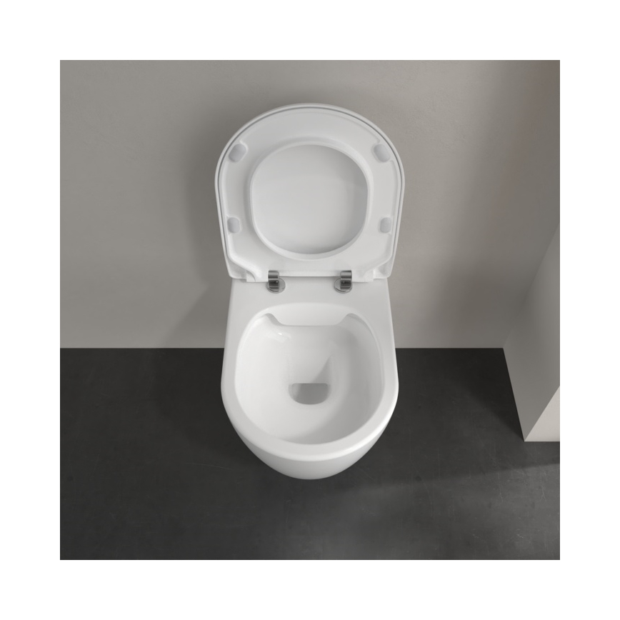 Villeroy & Boch 9M87S101 - Záchodové prkénko SoftClose AVENTO bílá
