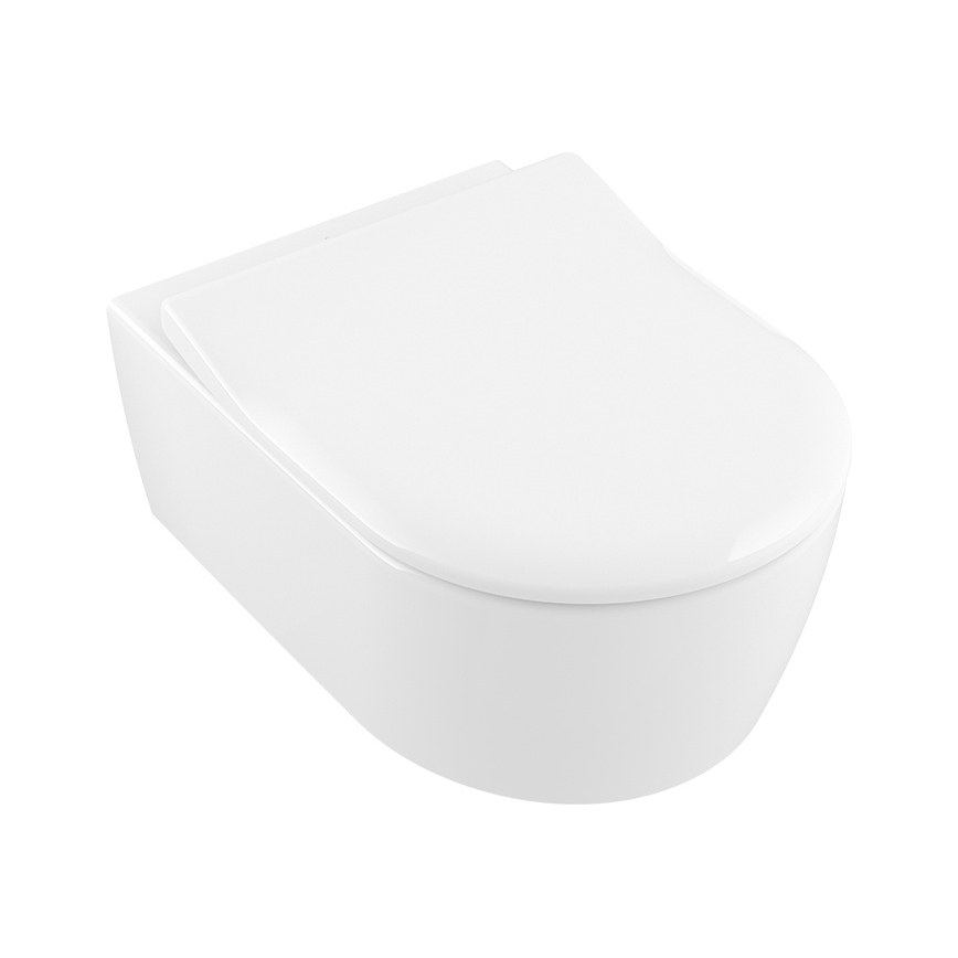 Villeroy & Boch 9M87S101 - Záchodové prkénko SoftClose AVENTO bílá