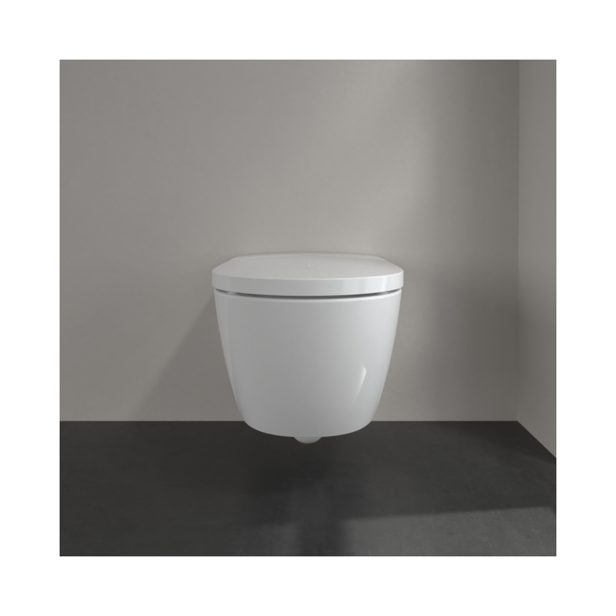Villeroy & Boch V0E100R1 - Závěsný bidet s prkénkem SoftClose VICLEAN keramika/bílá +dálkové ovládání