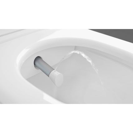 Villeroy & Boch V0E100R1 - Závěsný bidet s prkénkem SoftClose VICLEAN keramika/bílá +dálkové ovládání