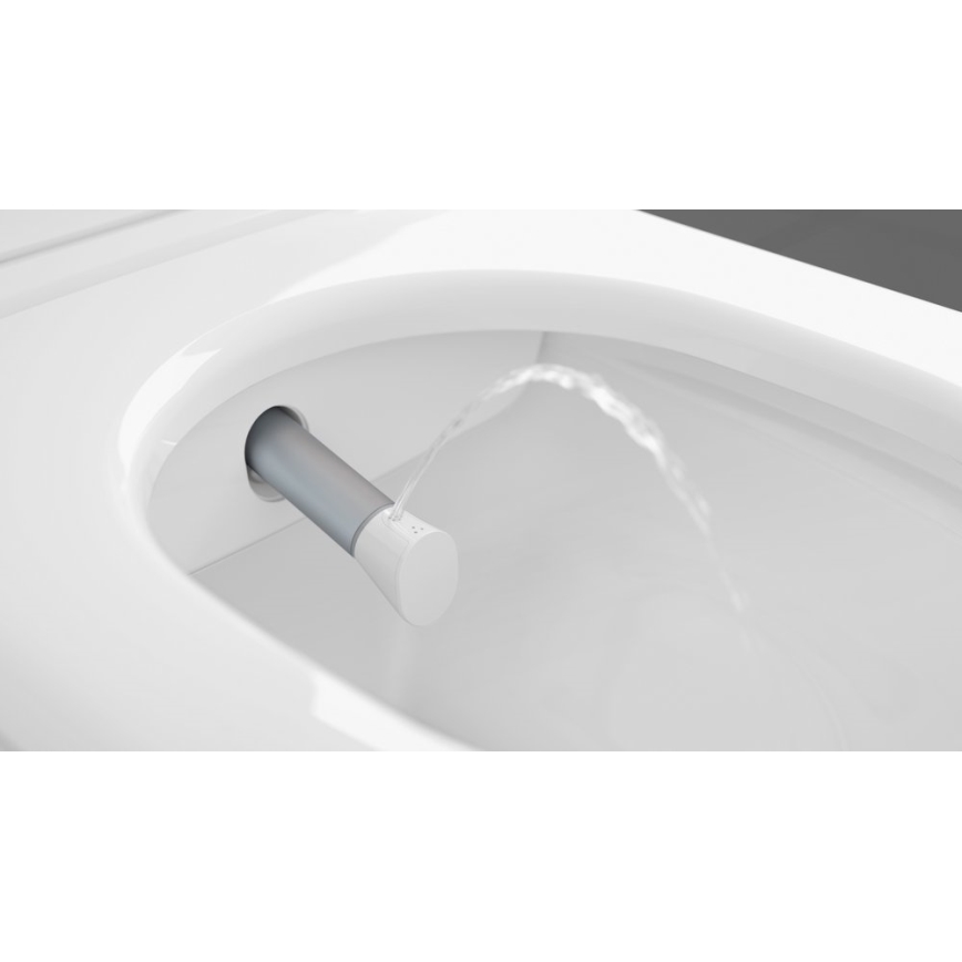 Villeroy & Boch V0E100R1 - Závěsný bidet s prkénkem SoftClose VICLEAN keramika/bílá +dálkové ovládání