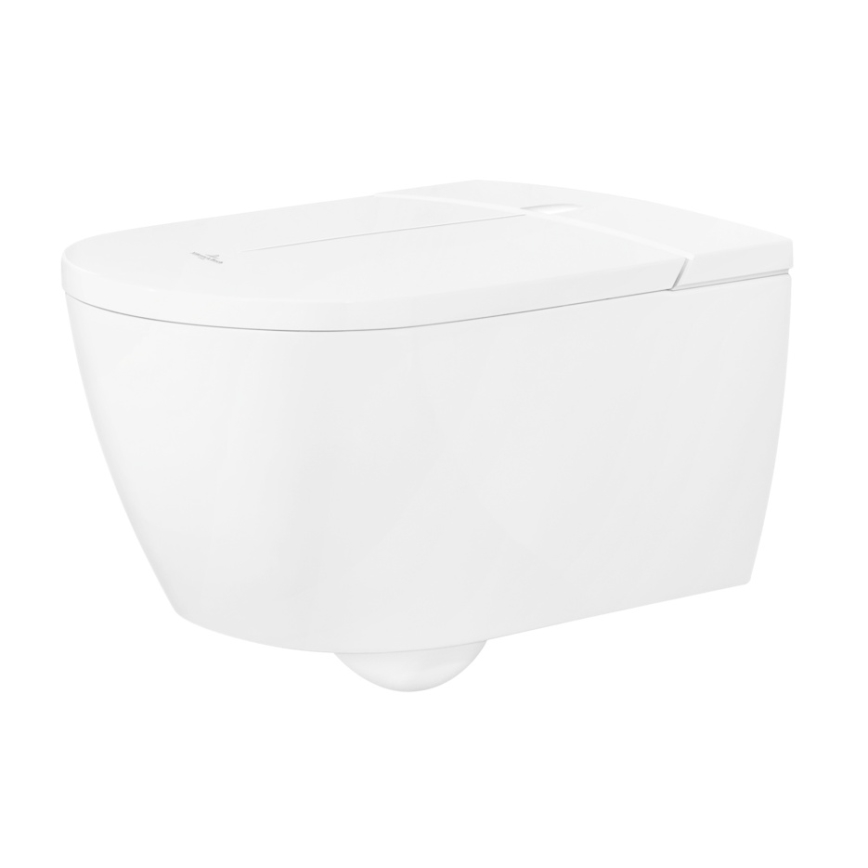 Villeroy & Boch V0E100R1 - Závěsný bidet s prkénkem SoftClose VICLEAN keramika/bílá +dálkové ovládání