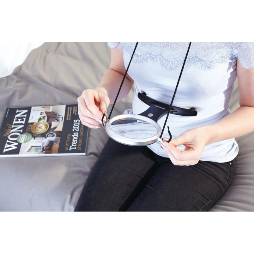 Vitility - Čtecí lupa s podsvícením