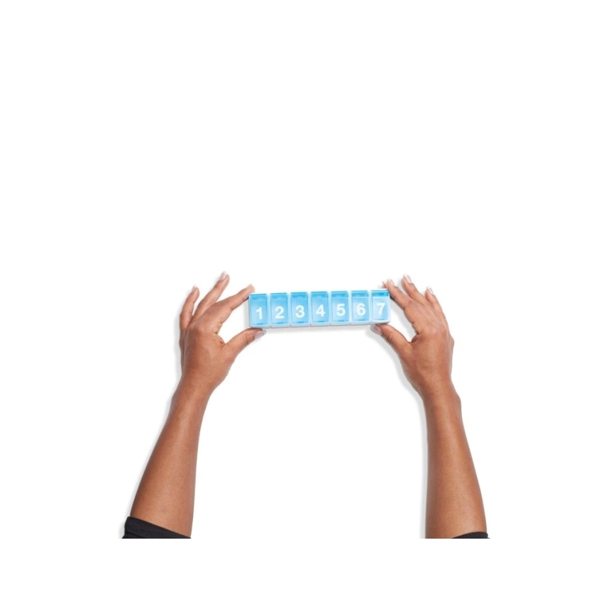 Vitility - Dávkovač léků týdenní modrá