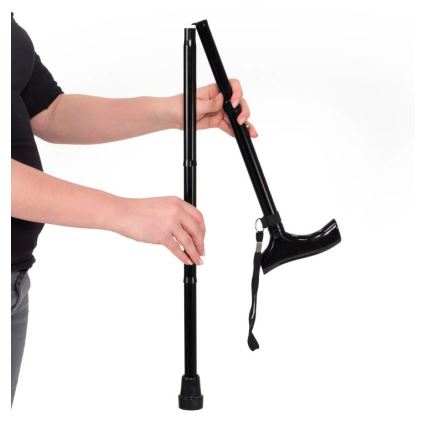 Vitility - Skládací hůl černá