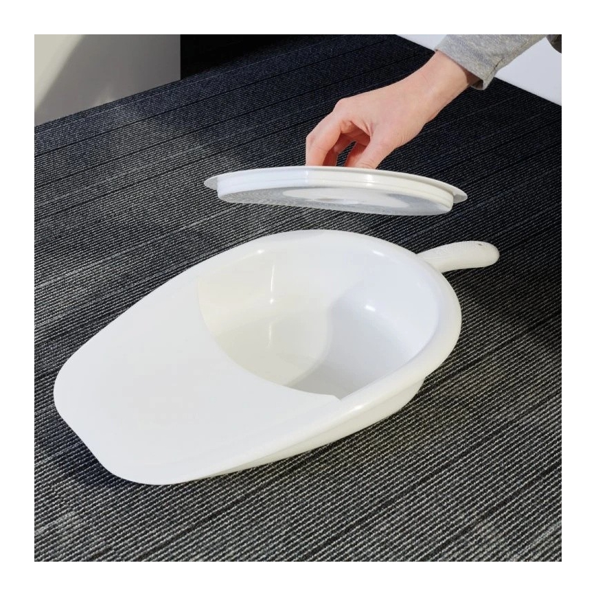 Vitility - Toaleta do postele s víkem bílá