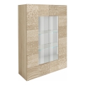 Vitrína ARIA 121x166x43 cm dub sonoma