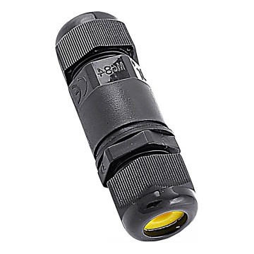 Voděodolný propojovací konektor IP68 černá
