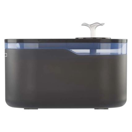 Vodní fontána pro domácí mazlíčky 2,6 l/5V šedá