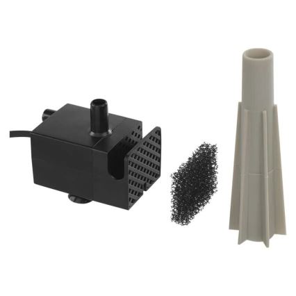 Vodní fontána pro domácí mazlíčky 2,6 l/5V šedá