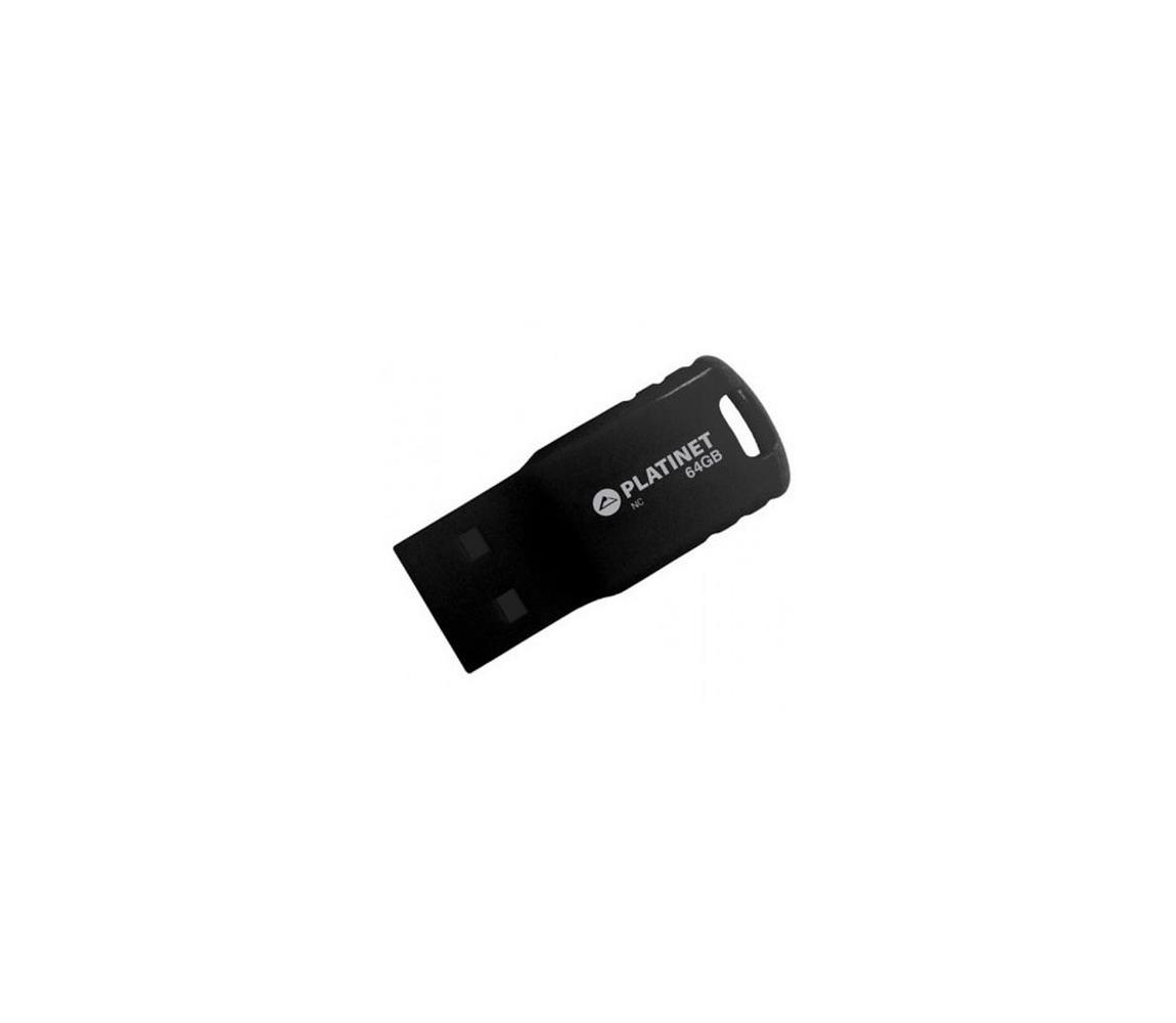 Platinet Vodotěsný Flash Disk USB 64GB černá PL0186
