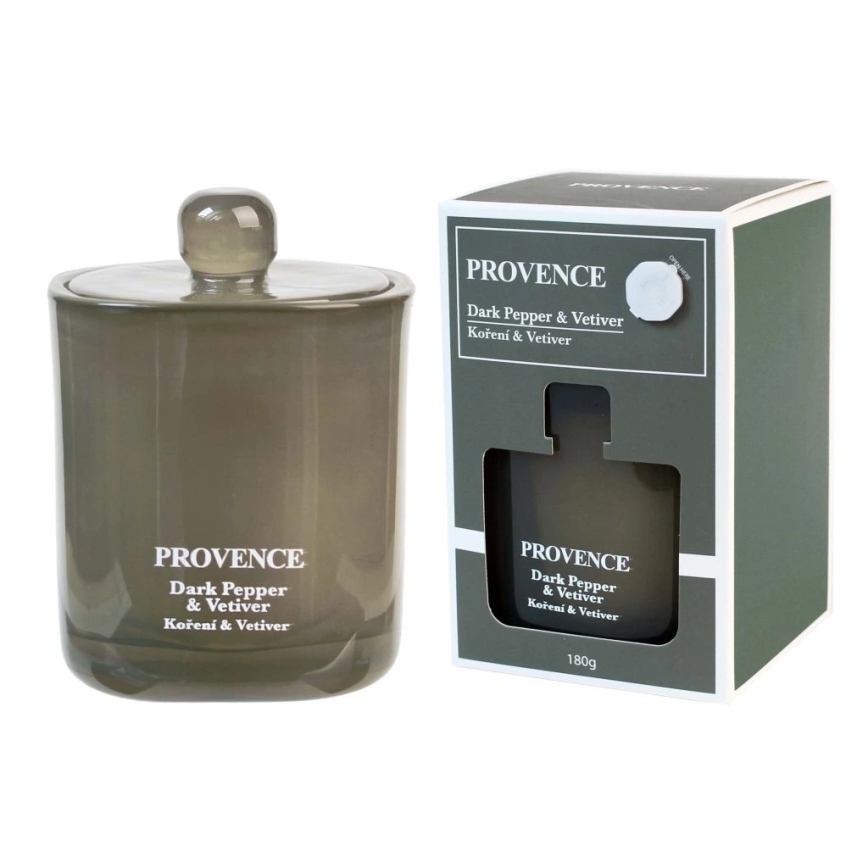 Vonná svíčka DARK PEPPER VETIVER 180g 25 hod.