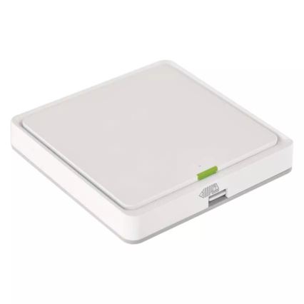 Vypínač 1-tlačítkový GoSmart 1xCR2430 Tuya bílá