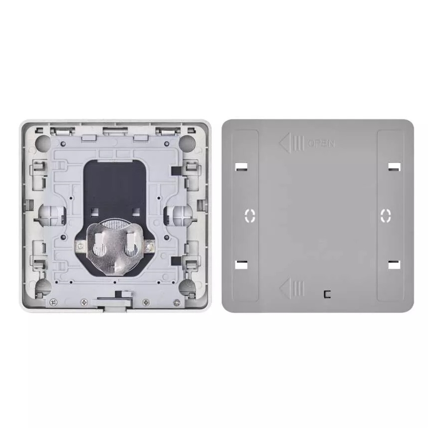 Vypínač 4-tlačítkový GoSmart 1xCR2430 Tuya černá