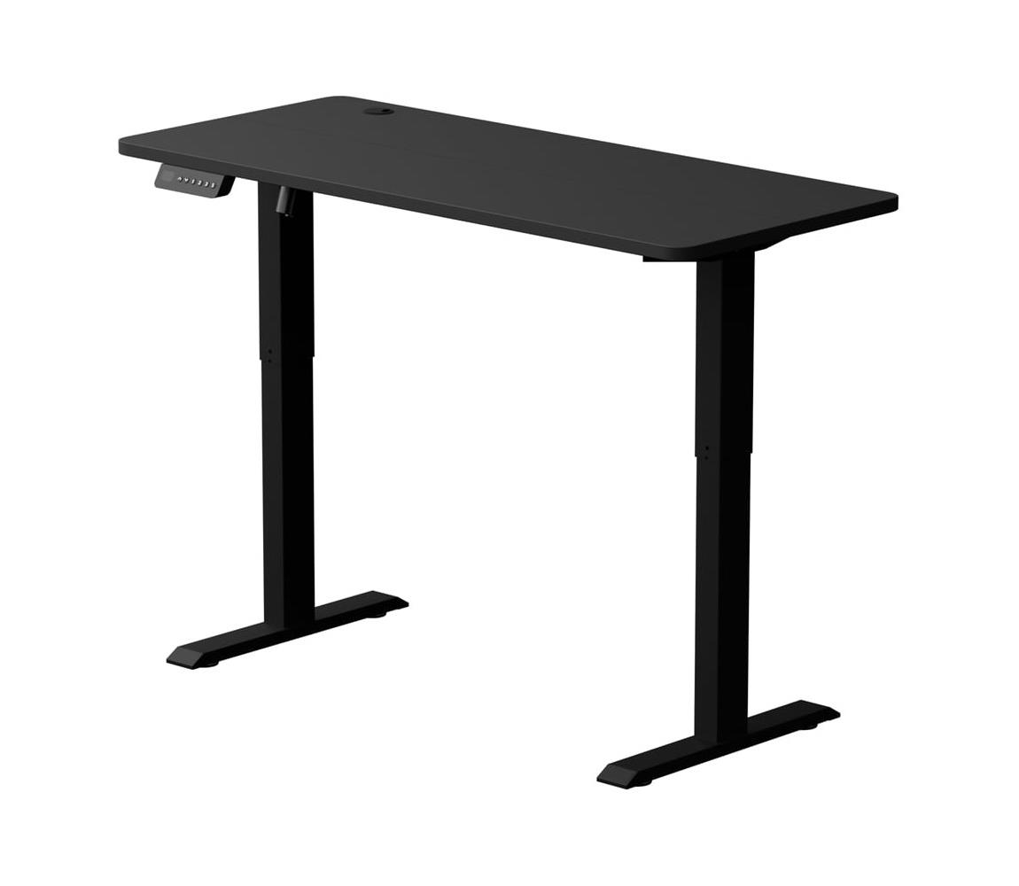  Výškově nastavitelný psací stůl LEVANO 140x60 cm černá 