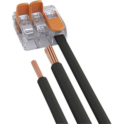 WAGO 221-413 - Spojovací svorka COMPACT 3x4 450V oranžová