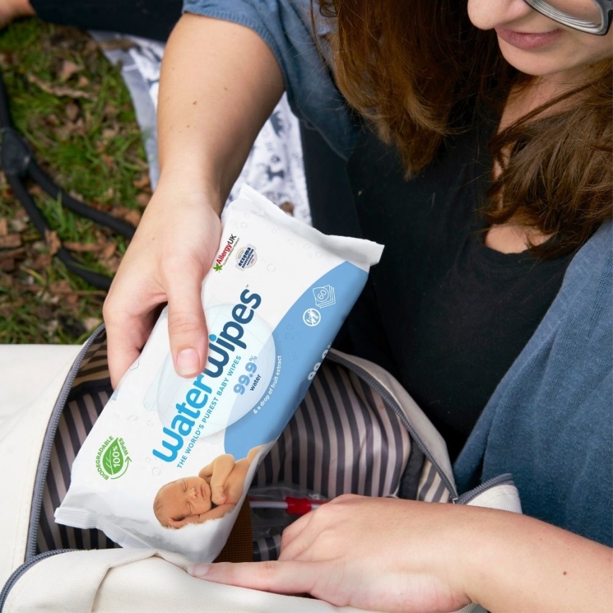 WaterWipes - SADA 9x Vlhčené ubrousky bez obsahu plastů 60 ks (540 ks)