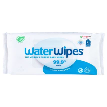 WaterWipes - SADA 9x Vlhčené ubrousky bez obsahu plastů 60 ks (540 ks)