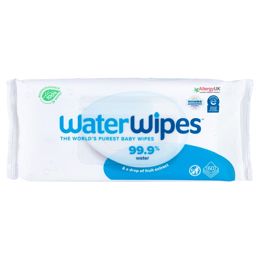 WaterWipes - SADA 9x Vlhčené ubrousky bez obsahu plastů 60 ks (540 ks)