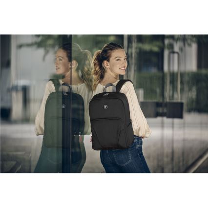 Wenger - Batoh na notebook 20 l 15,6" s kapsou na tablet 10" Motion černá