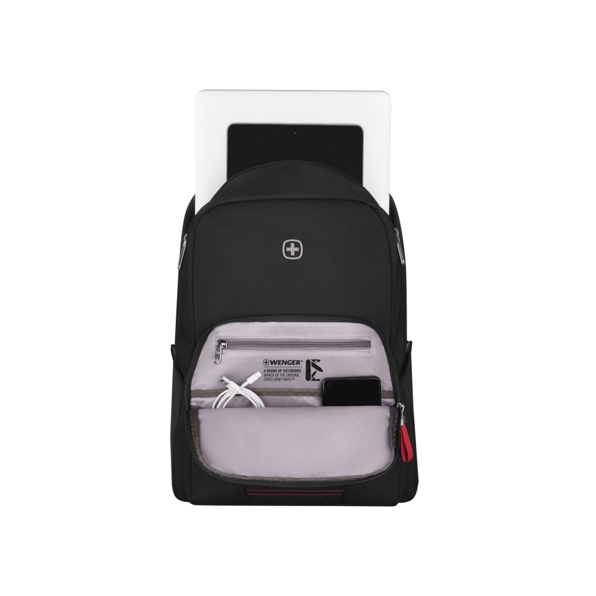 Wenger - Batoh na notebook 20 l 15,6" s kapsou na tablet 10" Motion černá