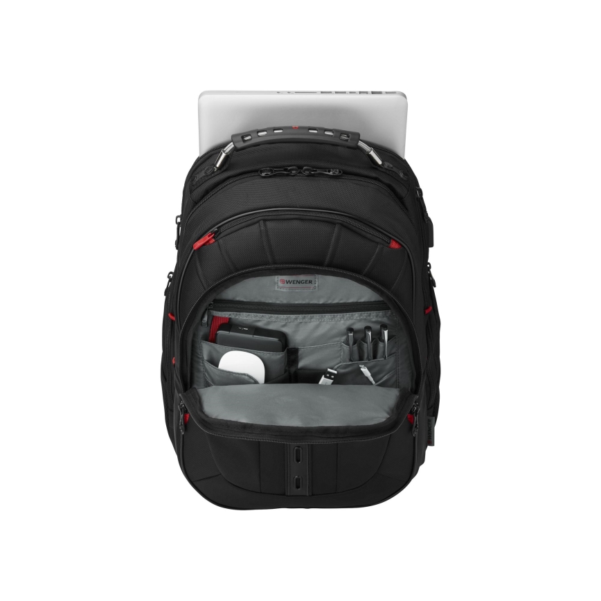 Wenger - Batoh na notebook 25 l 16" s kapsou na tablet 10" Pegasus Deluxe černá