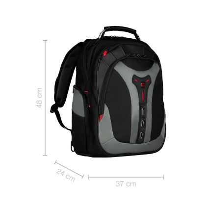 Wenger - Batoh na notebook 25 l 17 s kapsou na tablet 12 Pegasus černá/šedá