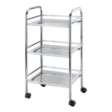 WENKO 12285100 - Vozík EXCLUSIVE 41x75 cm lesklý chrom