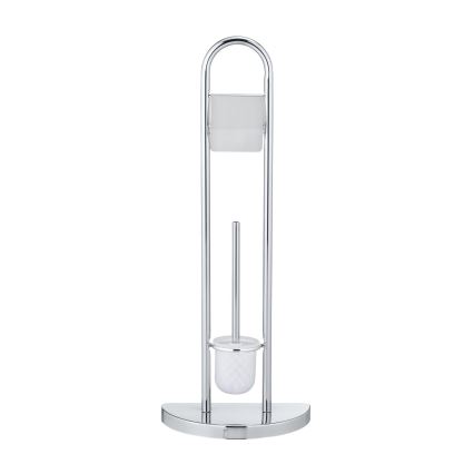 WENKO 16608100 - WC štětka COSENZA 33x84 cm lesklý chrom/satin