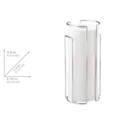 WENKO 16825100 - Držák toaletního papíru MILANO 13,5x32 cm lesklý chrom