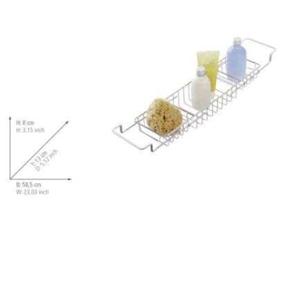 WENKO 17472100-Vana 58,5x13 cm nerez/stříbrná