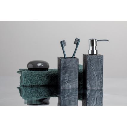WENKO 17920100 - Kelímek SLATE ROCK 6,4x10,5 cm antracit