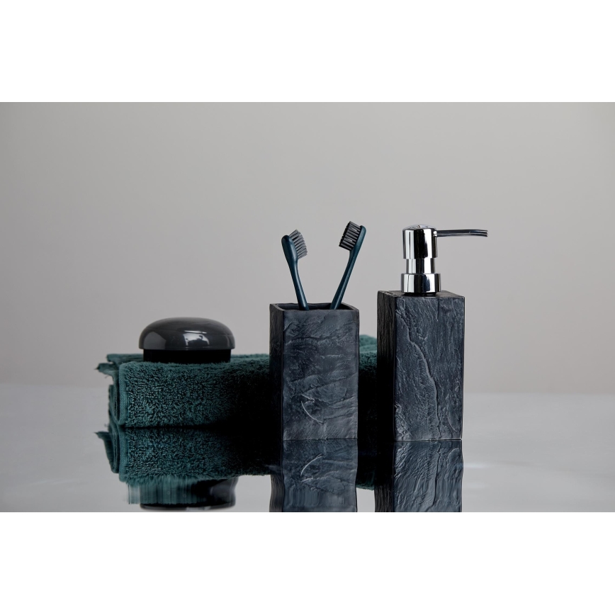 WENKO 17921100 - Dávkovač mýdla SLATE ROCK 250 ml antracit