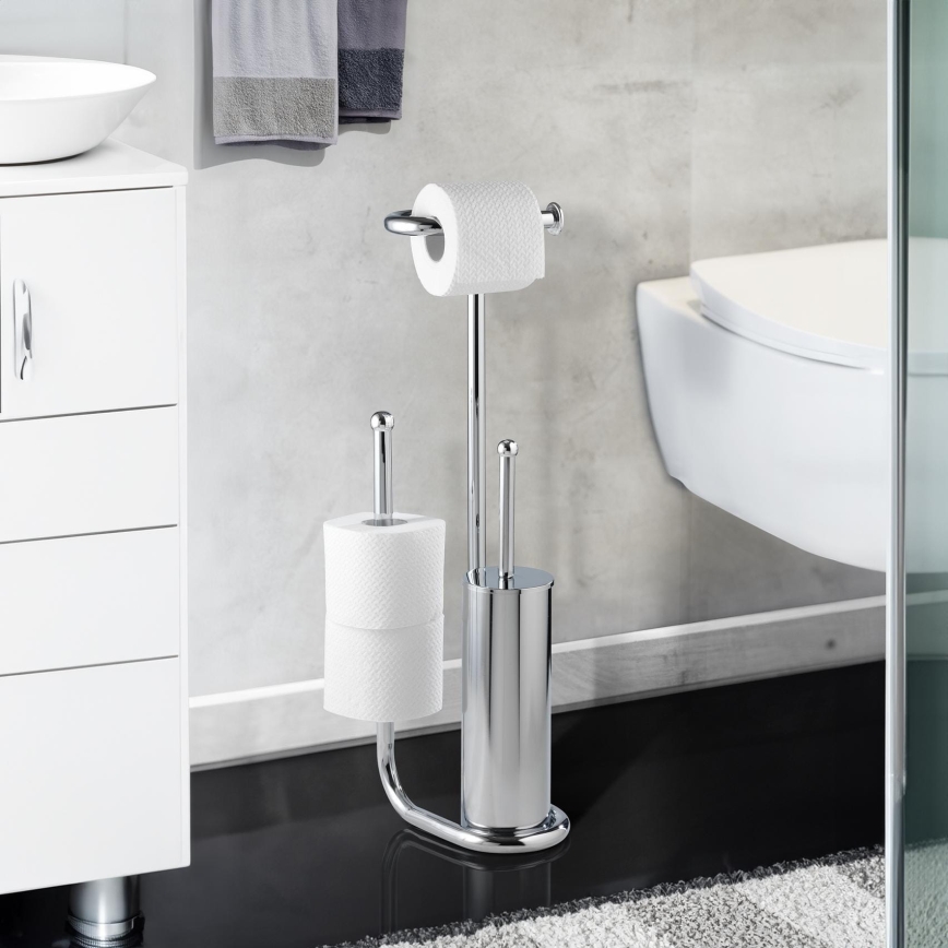 WENKO 18730100 - WC štětka UNIVERSALO 20x62,5 cm lesklý chrom