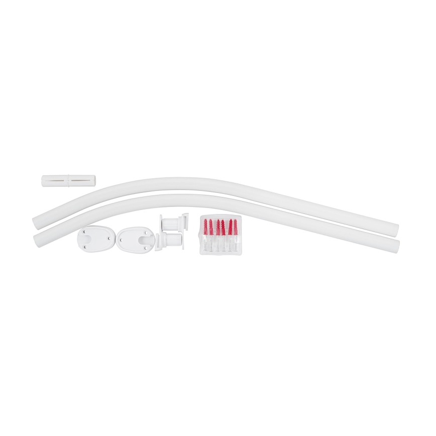 WENKO 19219100 - Sprchová tyč 80x90 cm bílá