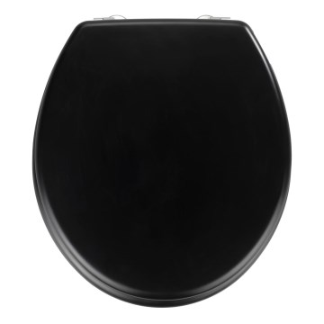 WENKO 20077100-WC sedátko PRIMA 37x41 cm černá/stříbrná
