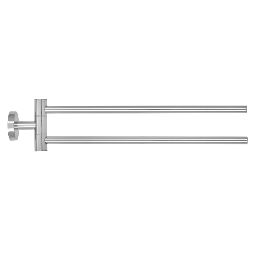 WENKO 20213100 - Držák ručníků BOSIO SHINE 43x9 cm nerez/stříbrná