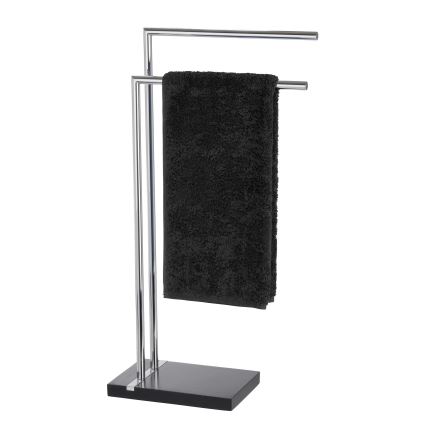 WENKO 20461100 - Stojan na ručníky NOBLE 45,5x82 cm chrom/černá