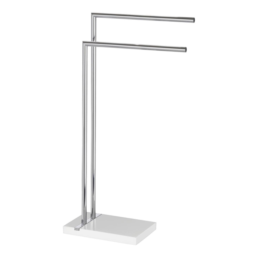 WENKO 20487100 - Stojan na ručníky NOBLE 45,5x82 cm lesklý chrom/bílá
