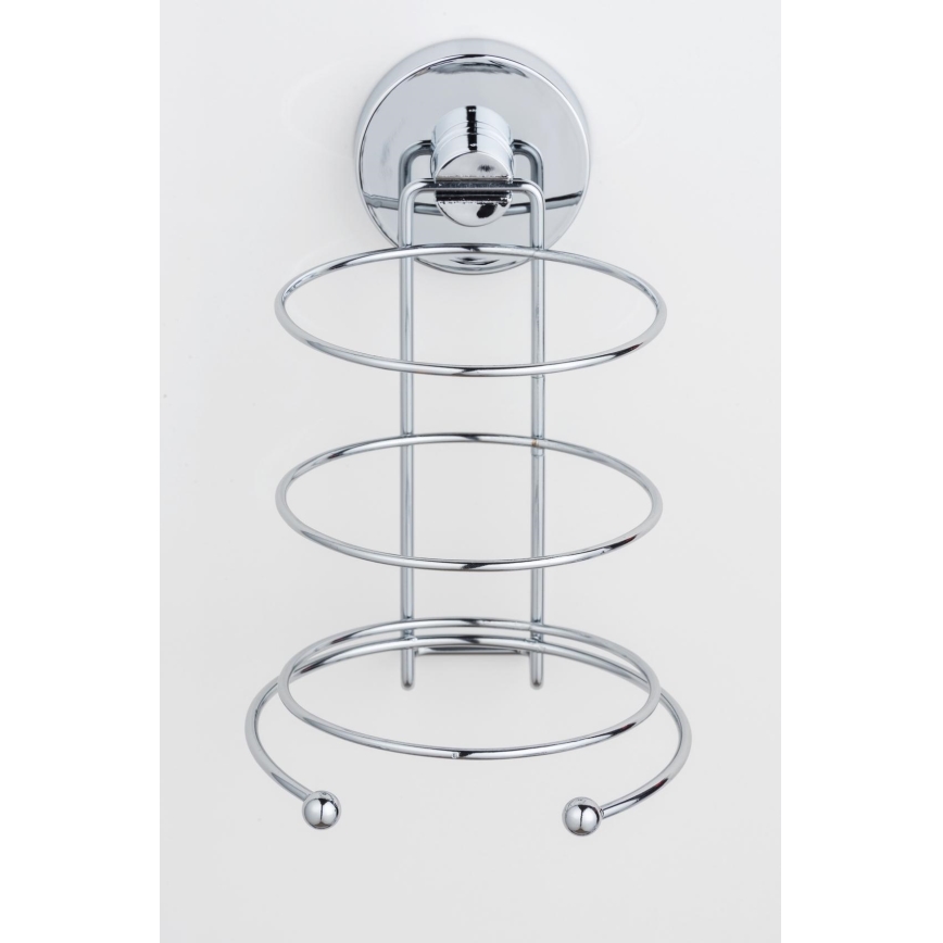 WENKO 20896100-Držák fénu VACUUM-LOC MILAZZO 12x17 cm lesk. chrom