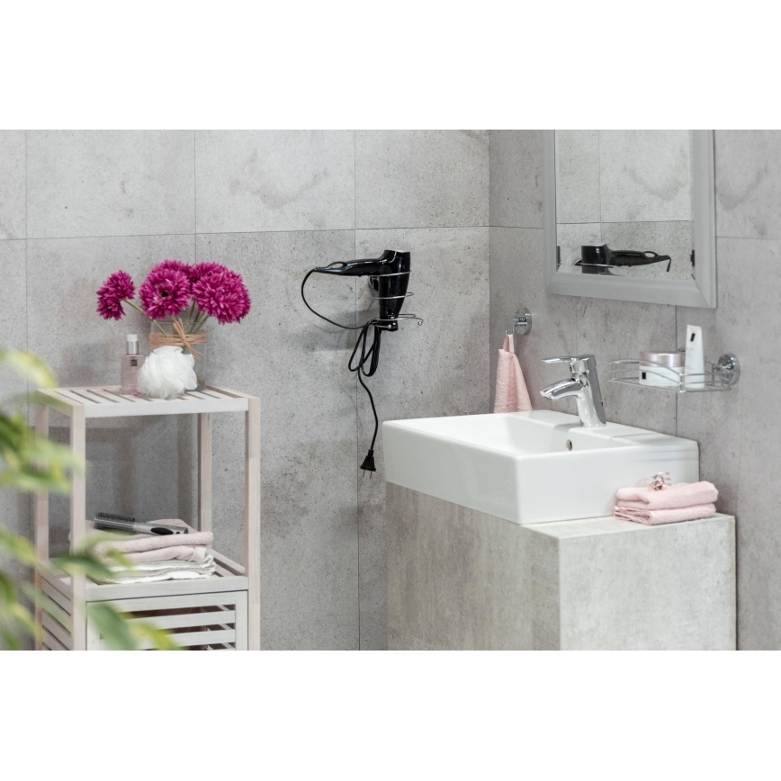 WENKO 20900100-Háček VACUUM-LOC RUND STAH 6x6,7 cm lesk. chrom