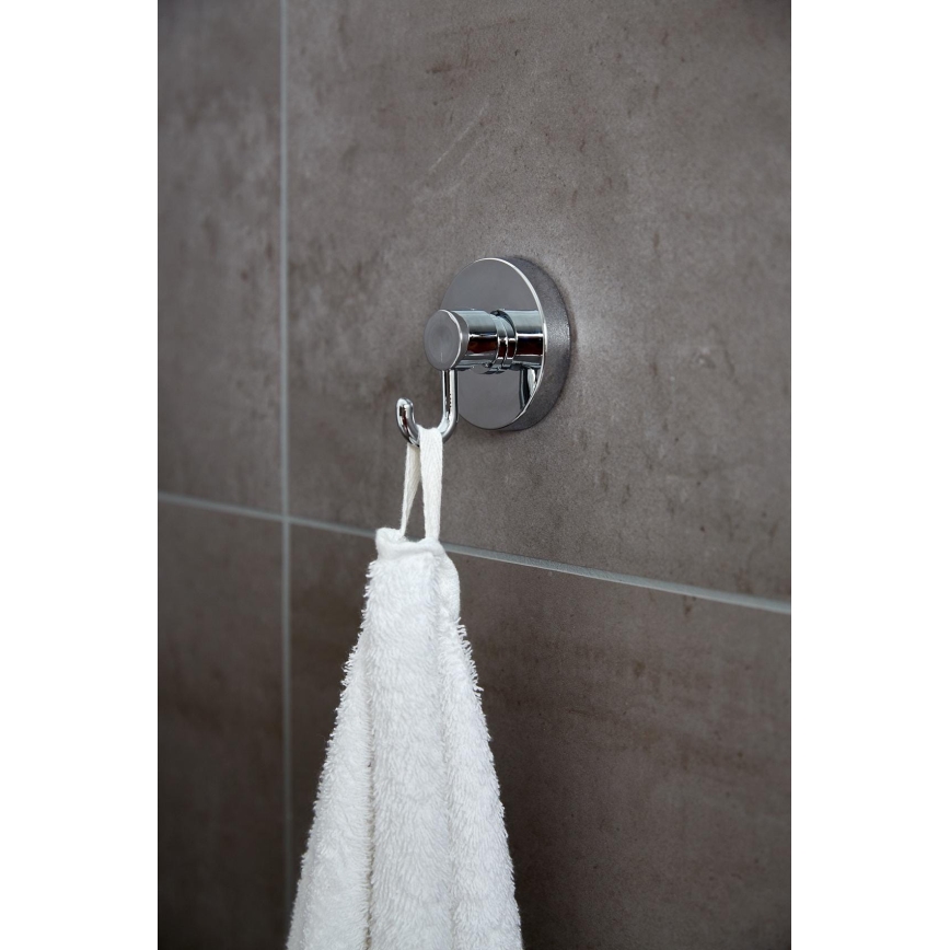 WENKO 20900100-Háček VACUUM-LOC RUND STAH 6x6,7 cm lesk. chrom