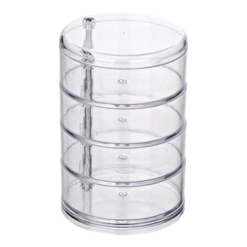 WENKO 20990100 - Organizér TOWER 11,5x17,5 cm čirá