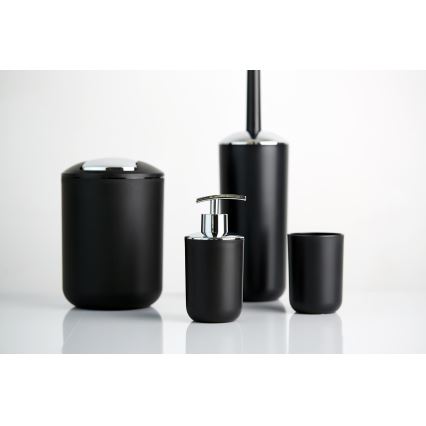 WENKO 21210100 - WC štětka BRASIL 10x37 cm černá/lesklý chrom