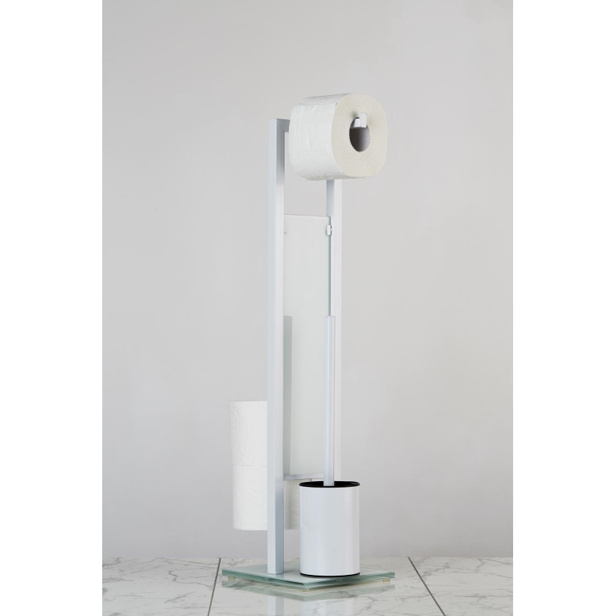 WENKO 21565100 - WC štětka RIVALTA 18x70 cm bílá/černá